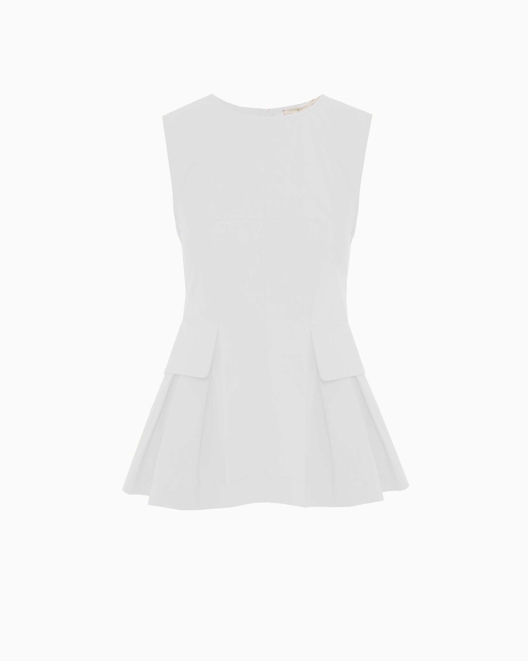 STRUCTURED SLEEVELESS TOP