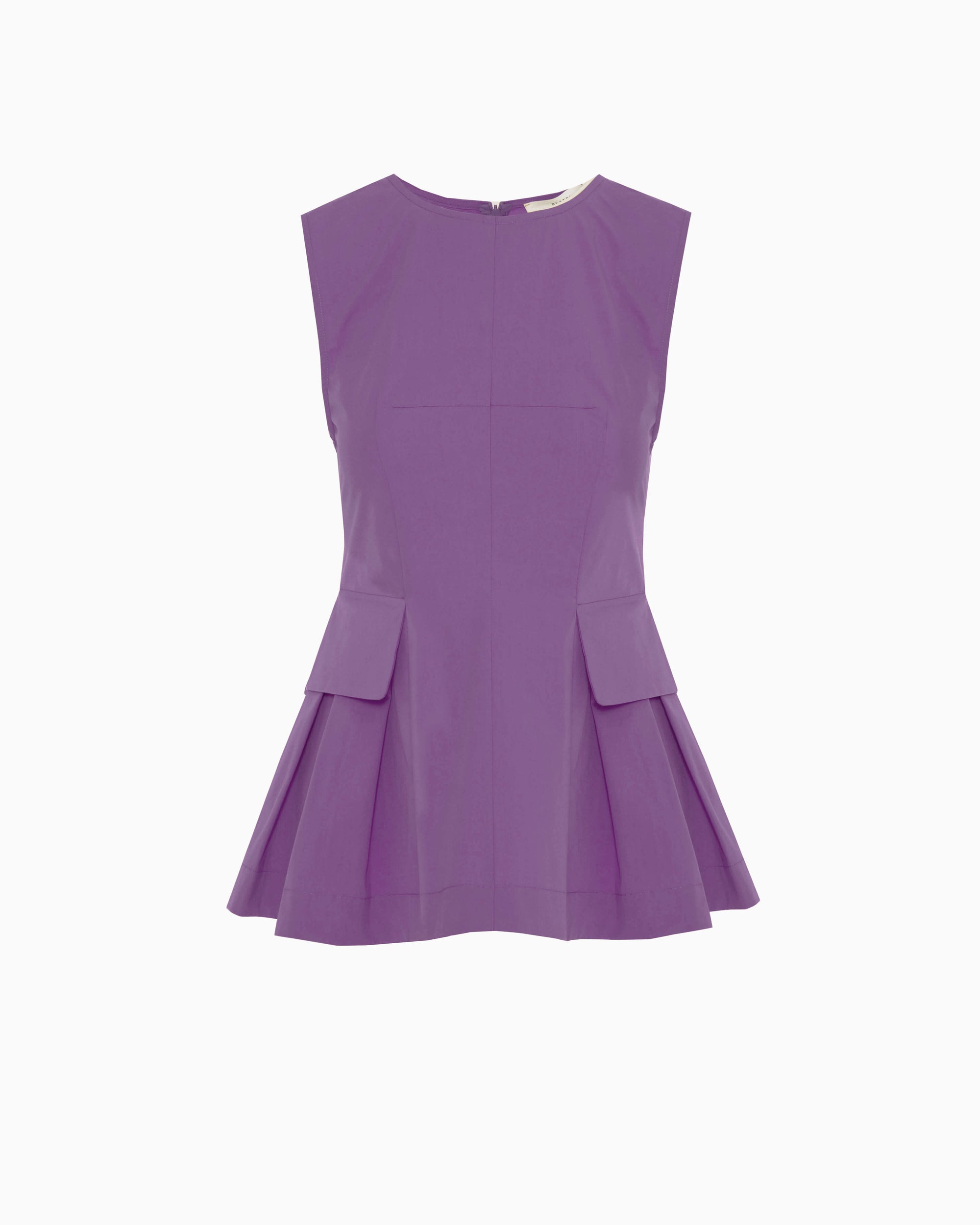 STRUCTURED SLEEVELESS TOP