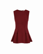 STRUCTURED SLEEVELESS TOP