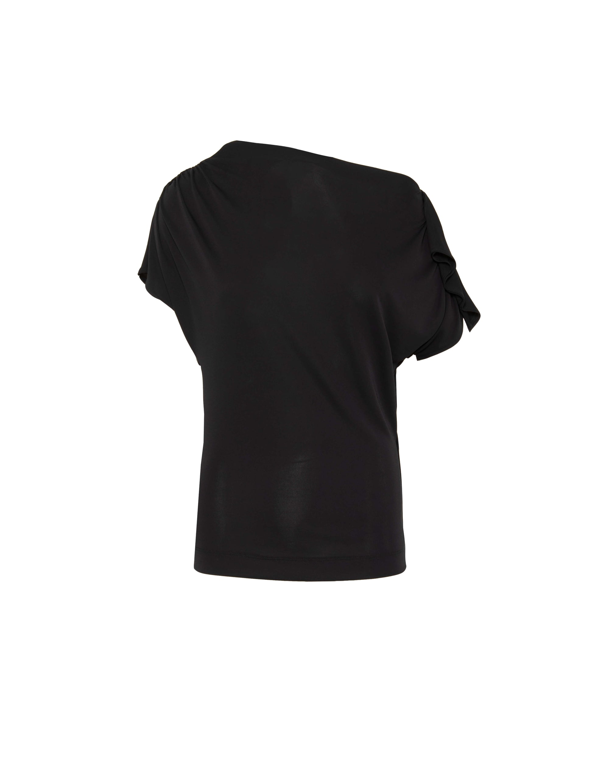 JERSEY TOP WITH GATHERED DETAILS