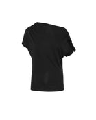 JERSEY TOP WITH GATHERED DETAILS