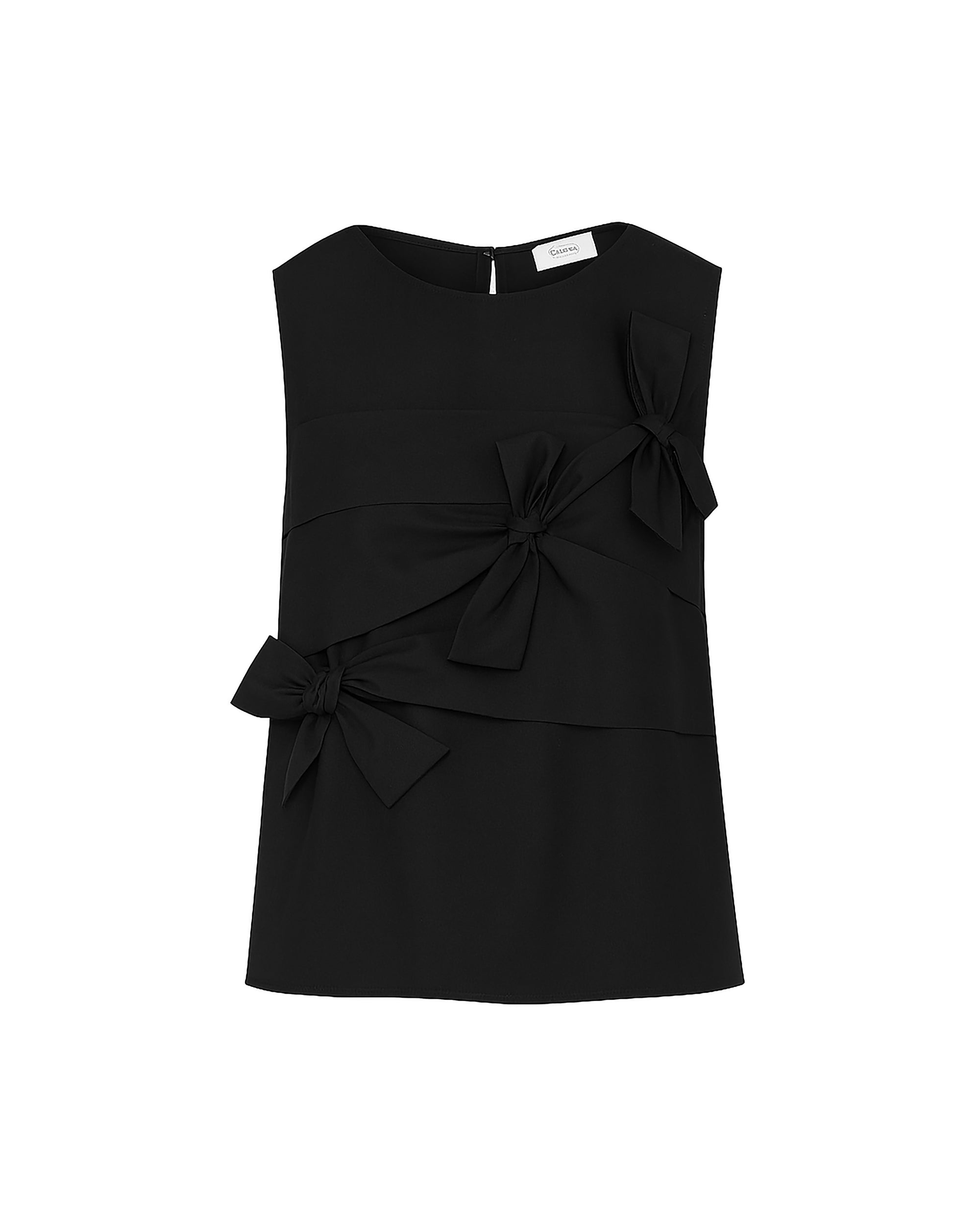 SLEEVELESS TOP WITH BOWS