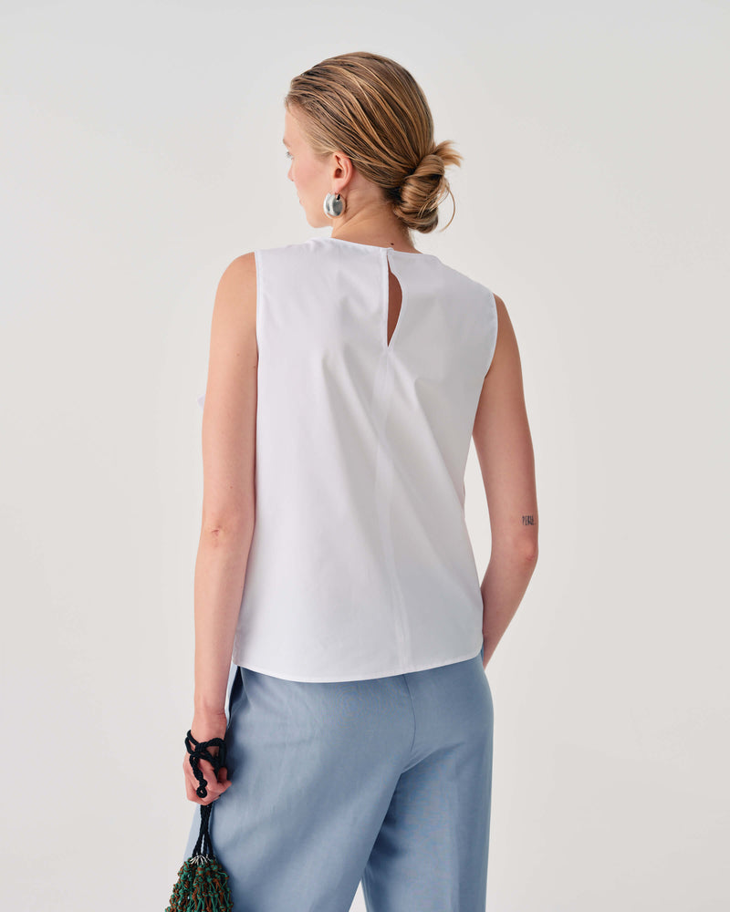 SLEEVELESS TOP WITH BOWS