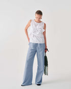 SLEEVELESS TOP WITH BOWS