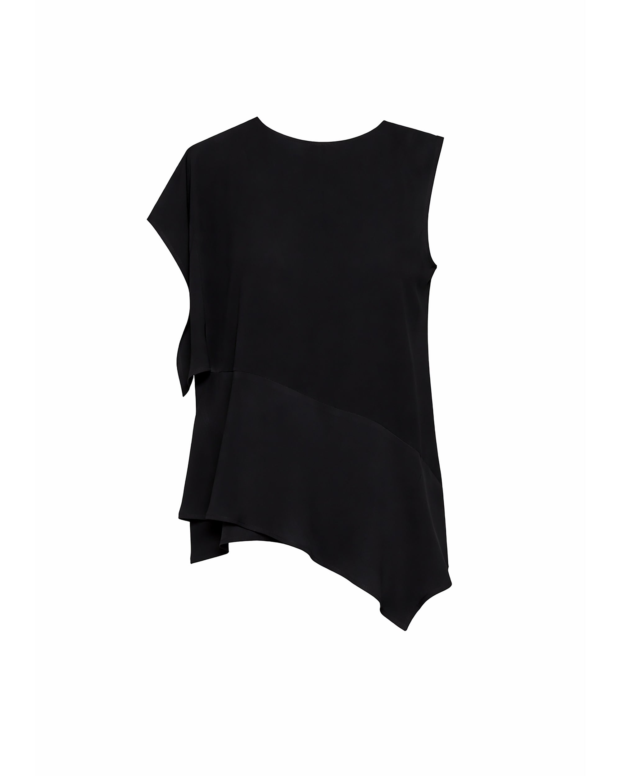 ASYMMETRICAL GEORGETTE TOP