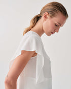 ASYMMETRICAL GEORGETTE TOP