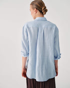 LINEN AND COTTON BLEND SHIRT