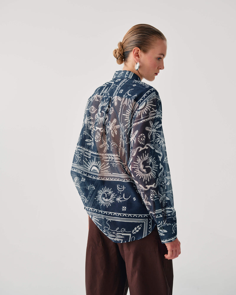 PRINTED GEORGETTE SHIRT