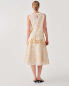 EMBROIDERED ORGANZA TOP