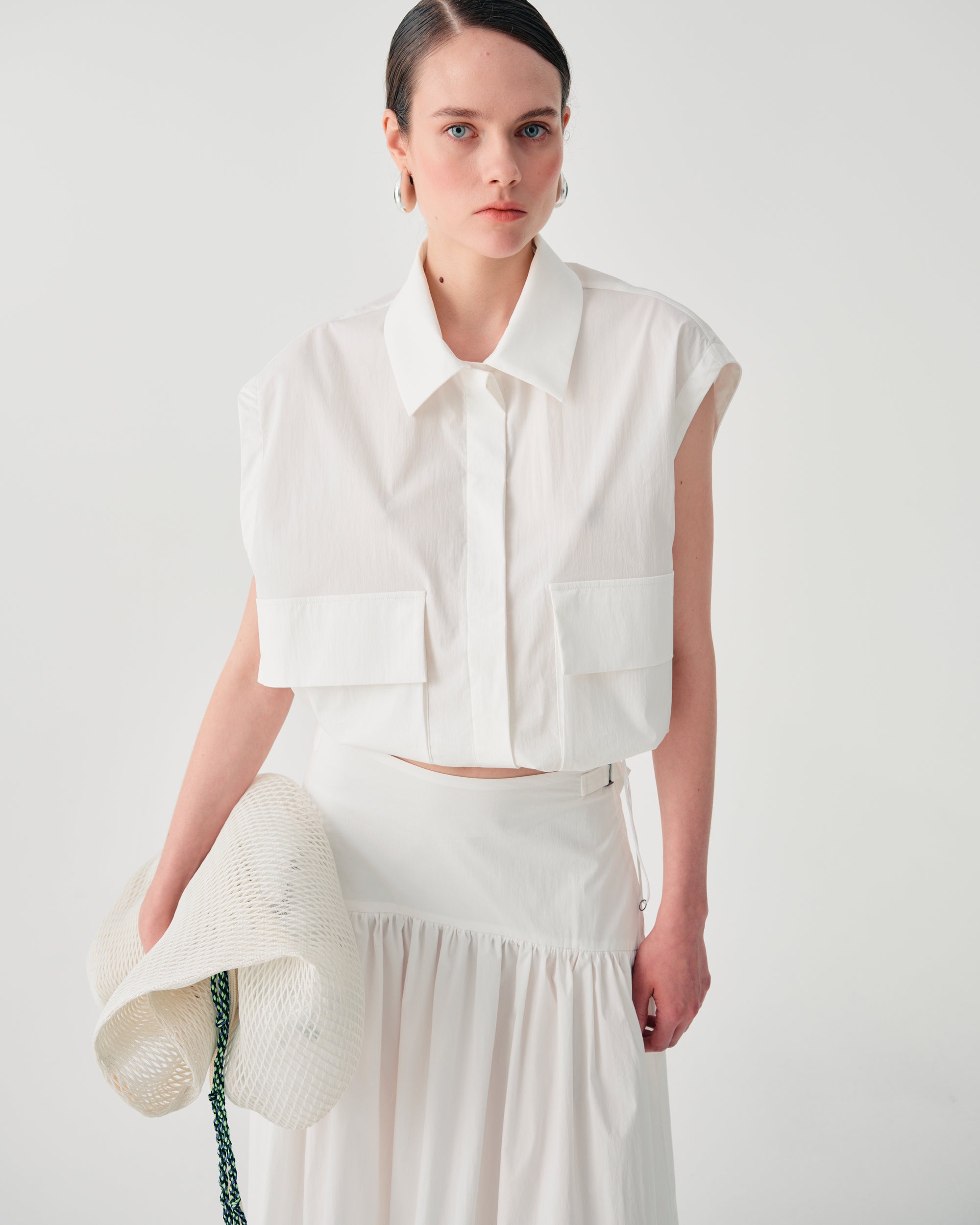 CAMICIA CORTA SENZA MANICHE