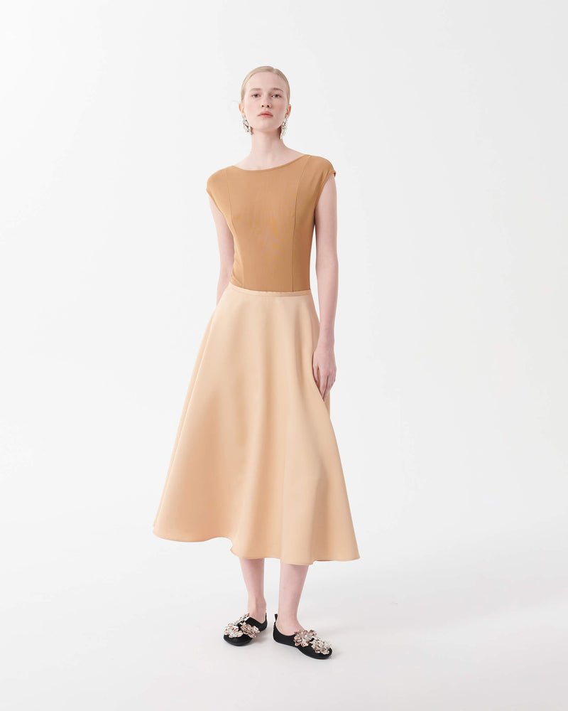 Duchesse Flared Skirt