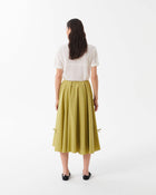 Flared Skirt with Bows