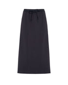 PENCIL SKIRT WITH SATIN DETAILS