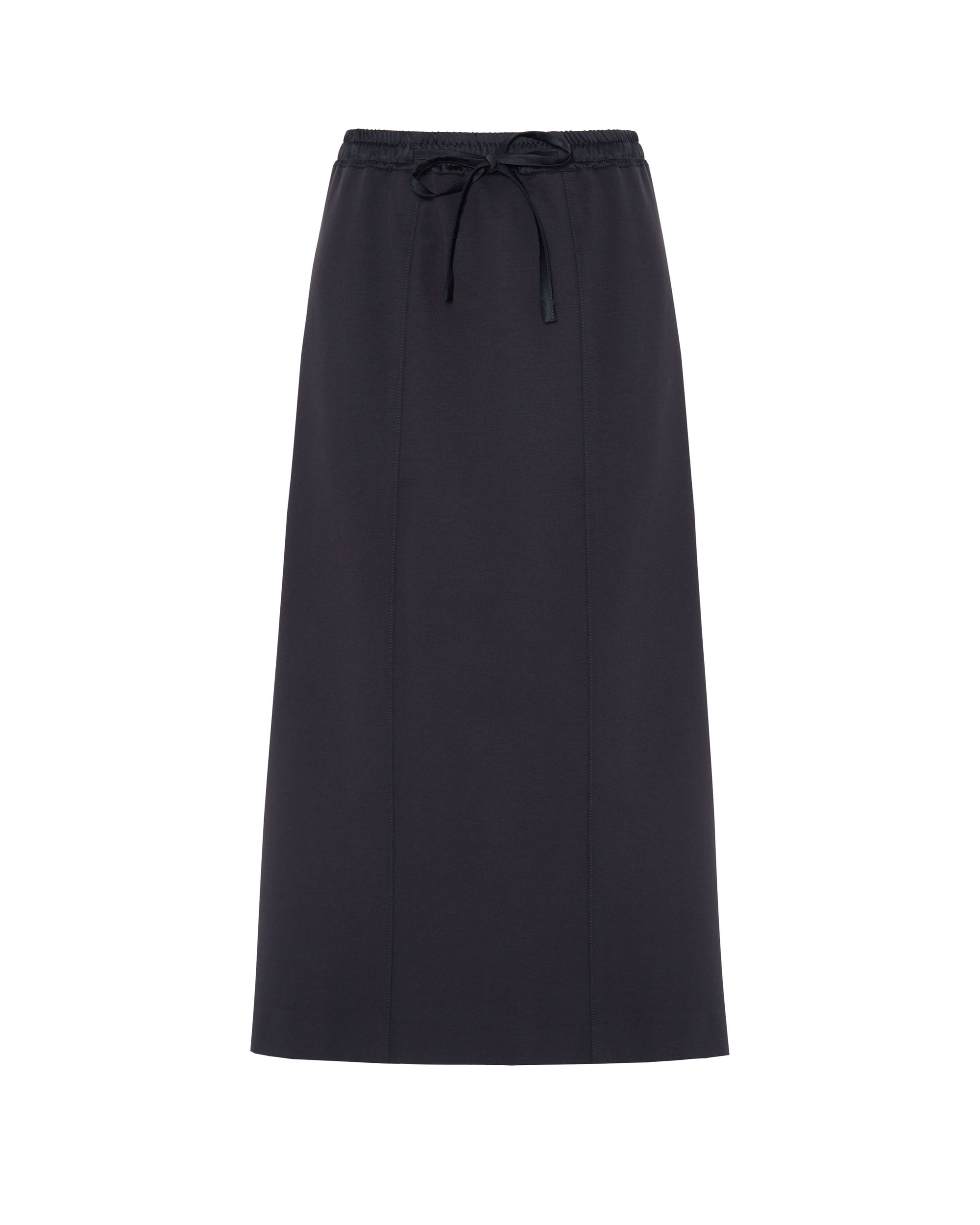PENCIL SKIRT WITH SATIN DETAILS