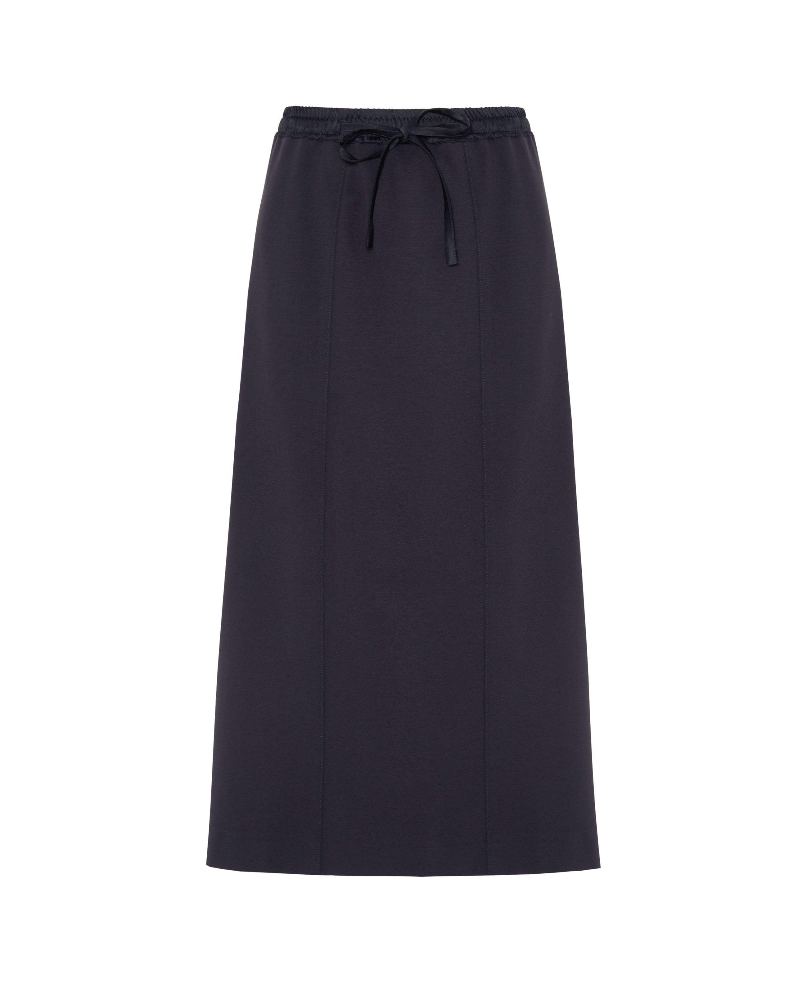 PENCIL SKIRT WITH SATIN DETAILS