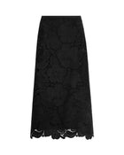 FLARED SKIRT IN MACRAME LACE