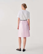 MIDI SKIRT WITH FLORAL EMBROIDERY