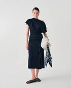 JERSEY SKIRT WITH RUFFLE