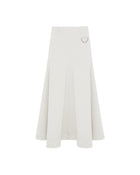 MIDI SKIRT WITH RING DETAIL
