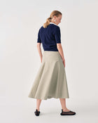 MIDI SKIRT WITH RING DETAIL
