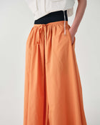 LONG SKIRT WITH WAIST TIE
