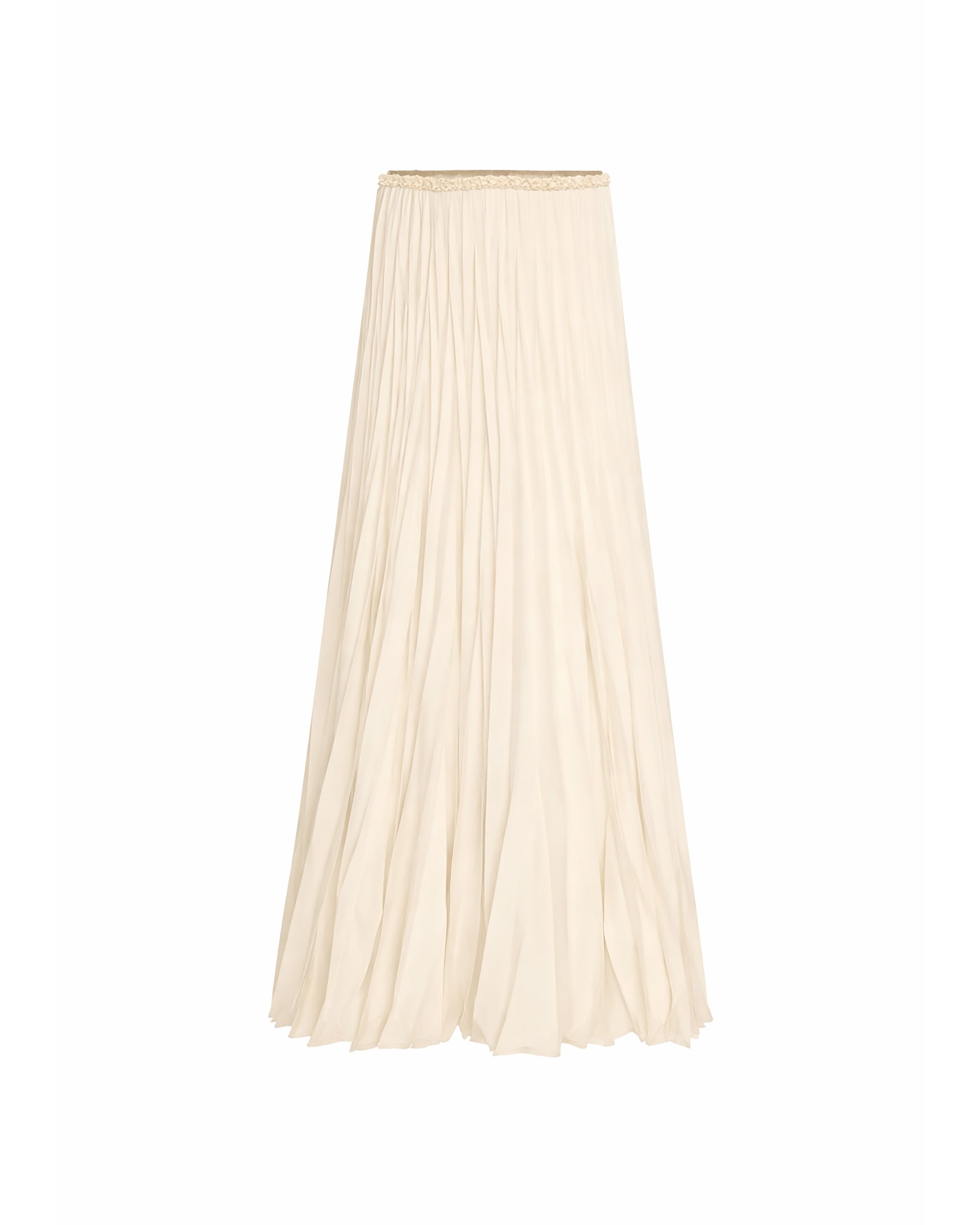 LONG PLEATED SKIRT