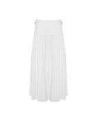 GONNA MIDI CON FIBBIE LATERALI