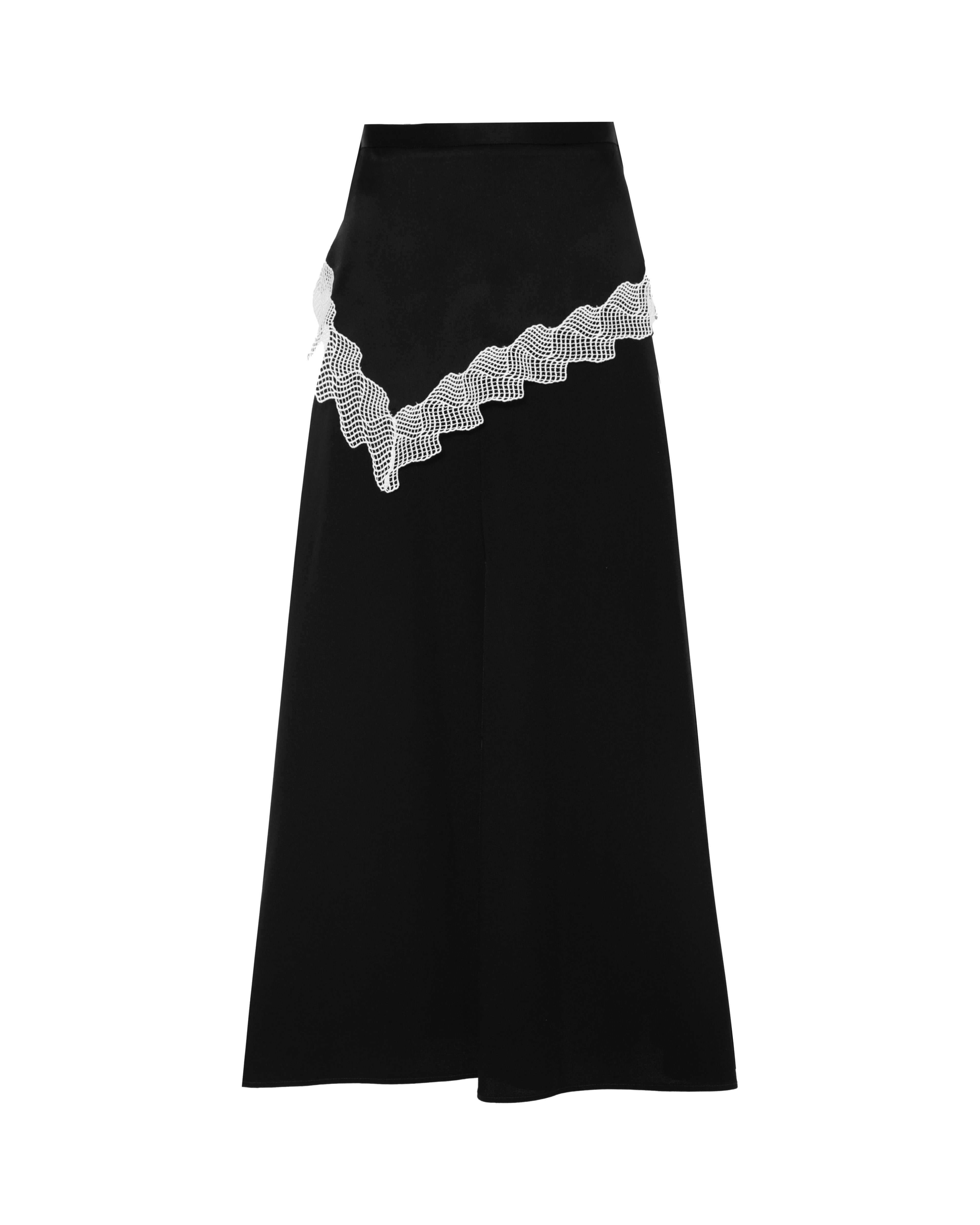 LONG SKIRT WITH LACE DETAIL | Beatrice .b
