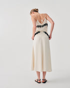 LONG SKIRT WITH LACE DETAIL