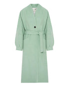 Wool Coat with Belt
