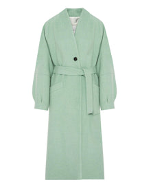 Wool Coat with Belt