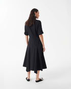 Dress with Lace Inlays