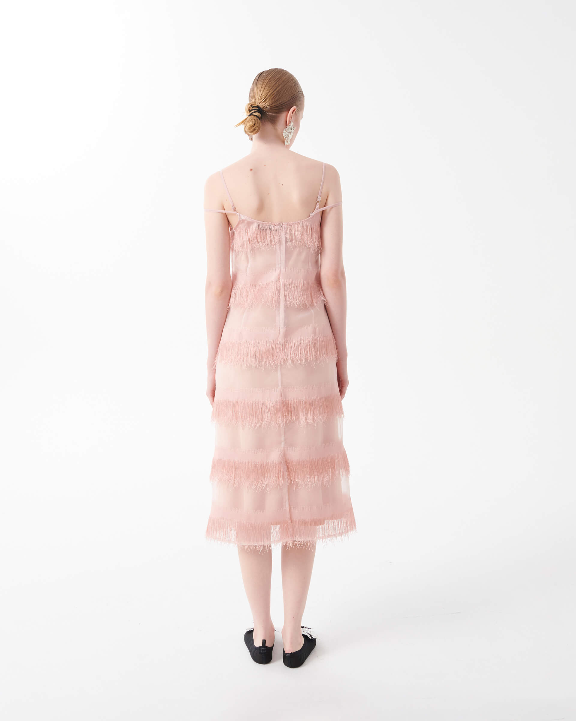 pink transparent dress Pink Tulle Dress