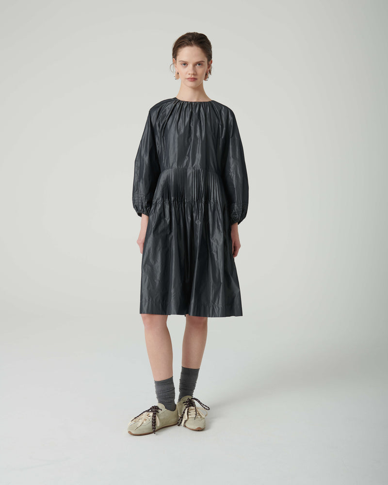 SHORT TAFFETA DRESS