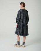 SHORT TAFFETA DRESS