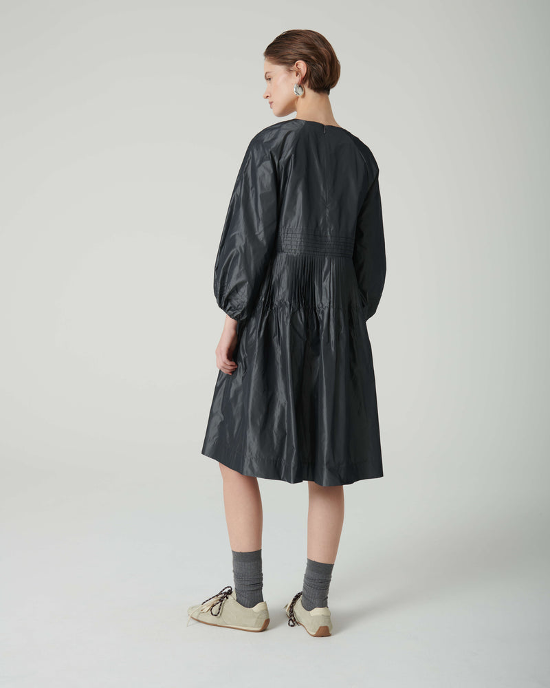 SHORT TAFFETA DRESS