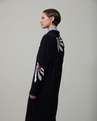 DRESS WITH NEEDLE FLOWERS