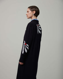 DRESS WITH NEEDLE FLOWERS