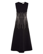 SLEEVELESS DRESS WITH EMBROIDERY