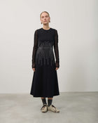 SLEEVELESS DRESS WITH EMBROIDERY