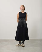SLEEVELESS DRESS WITH EMBROIDERY