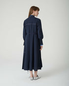 PLEATED CHEMISER DRESS