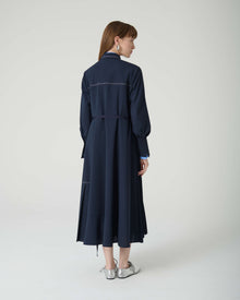 PLEATED CHEMISER DRESS