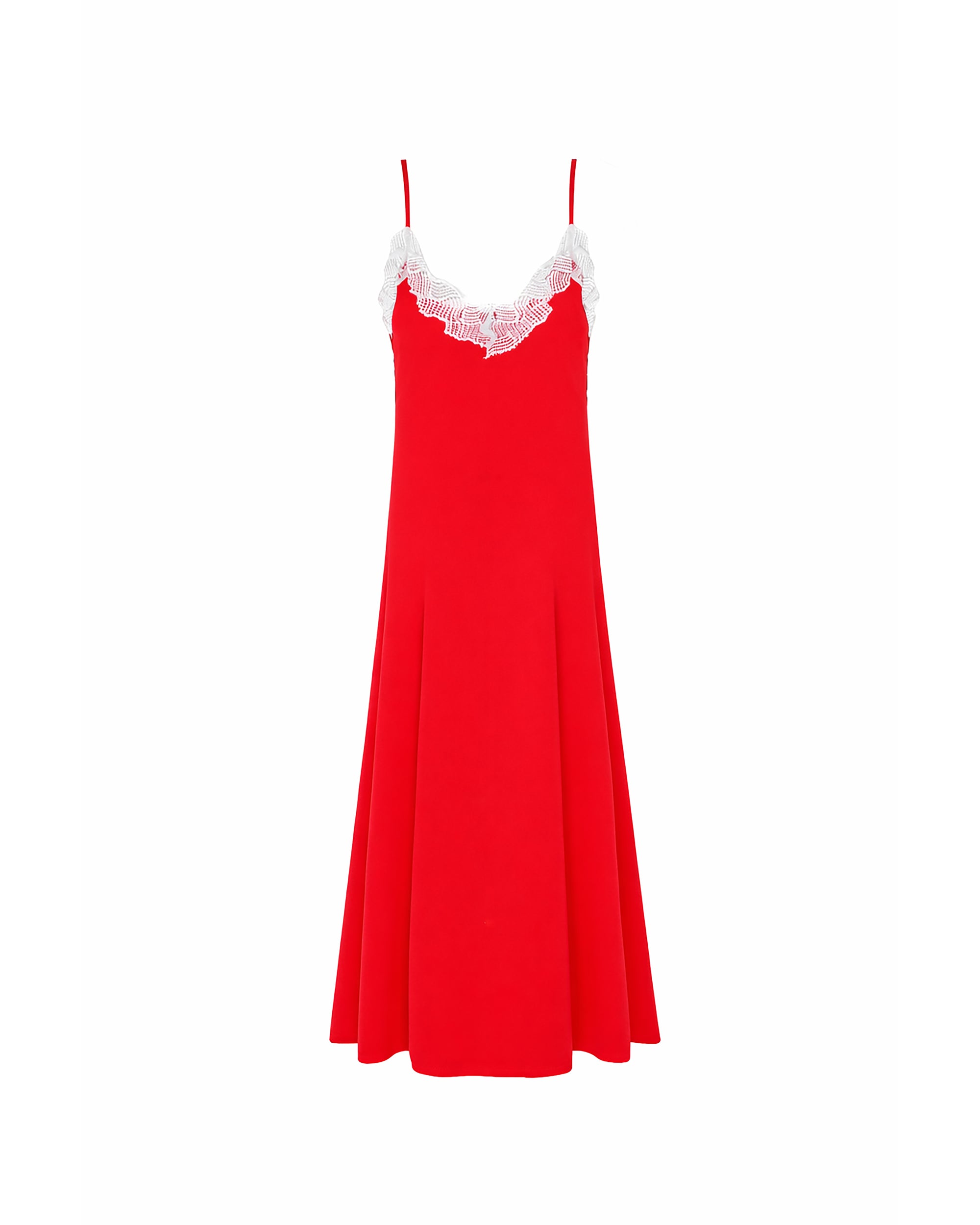LONG DRESS WITH LACE INSERT | Beatrice .b LONG DRESS WITH LACE INSERT | Beatrice .b