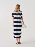 STRIPED KNIT DRESS