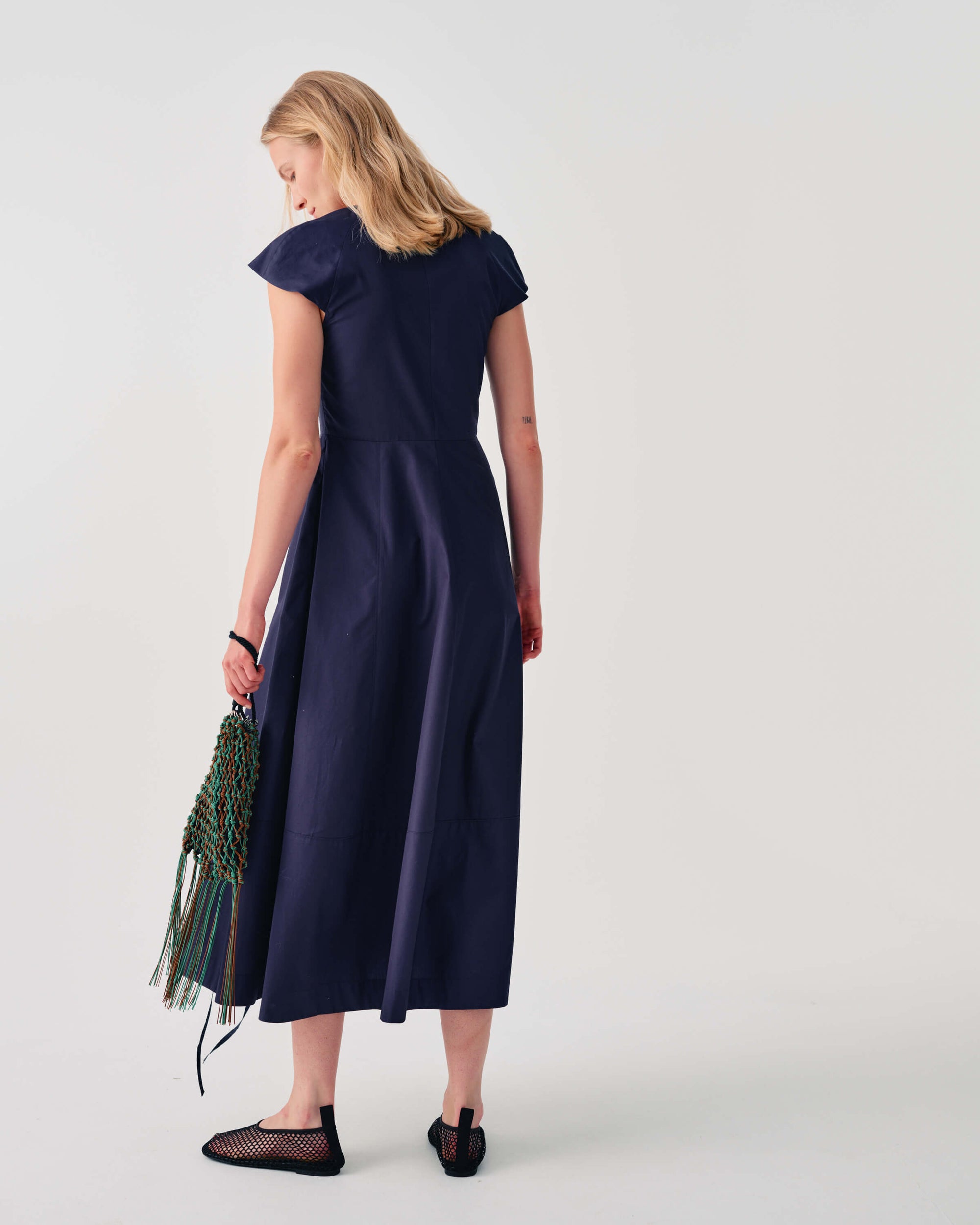 MIDI DRESS WITH BELT