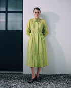 SHIRT DRESS WITH WAIST BELT