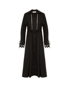 LONG SHIRT DRESS WITH EMBROIDERED DETAILS