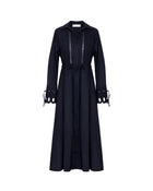 LONG SHIRT DRESS WITH EMBROIDERED DETAILS