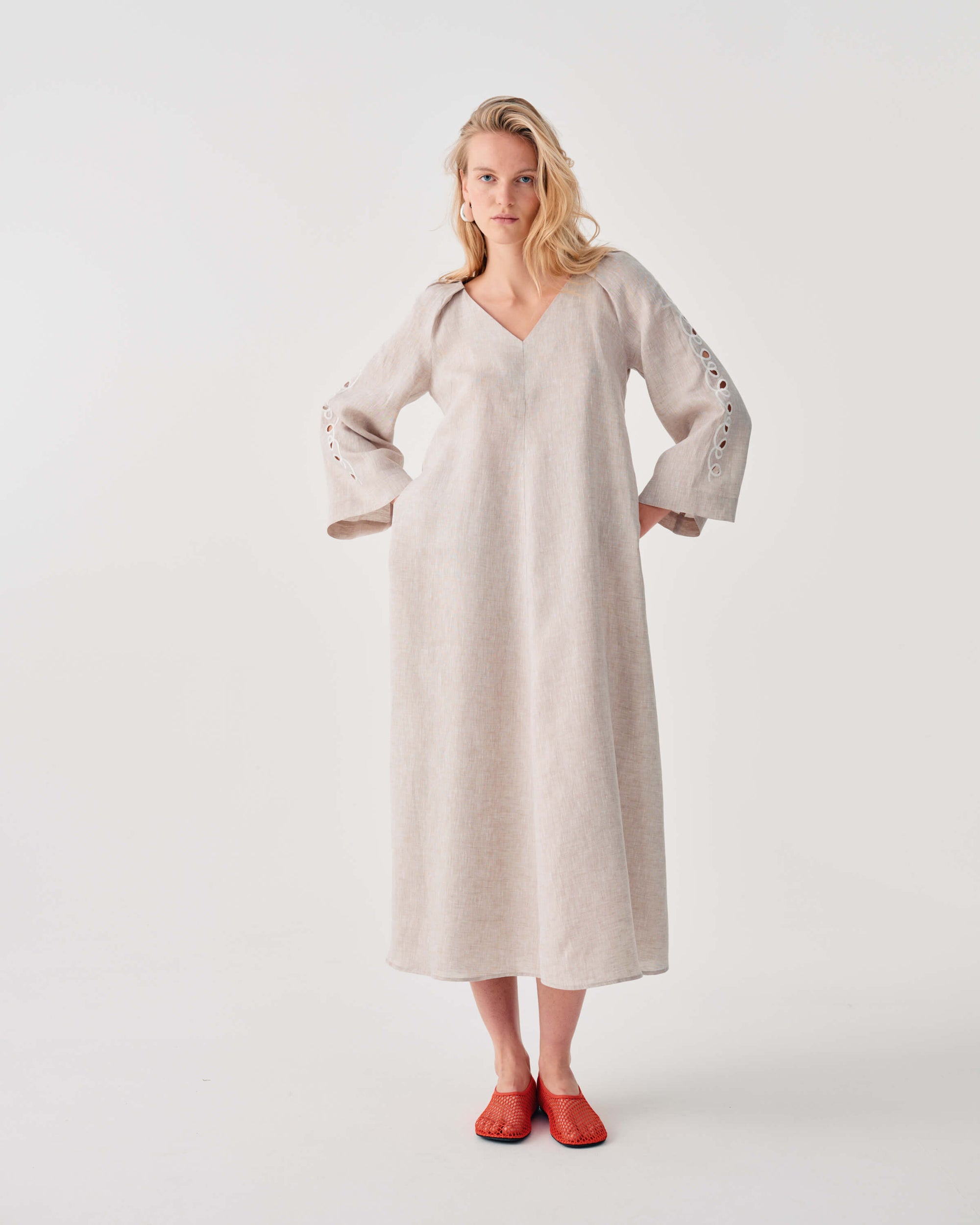 LONG LINEN DRESS